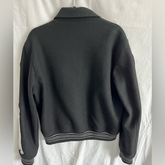 Amiri Black Spread Collar Bomber Jacket - Picture 2 of 4